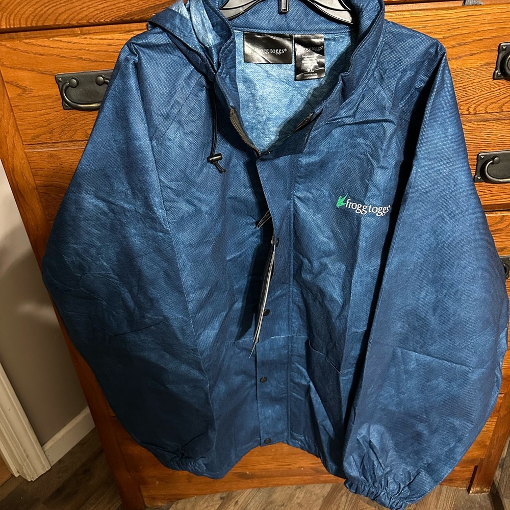 Frogg Toggs Men's Blue Raincoat